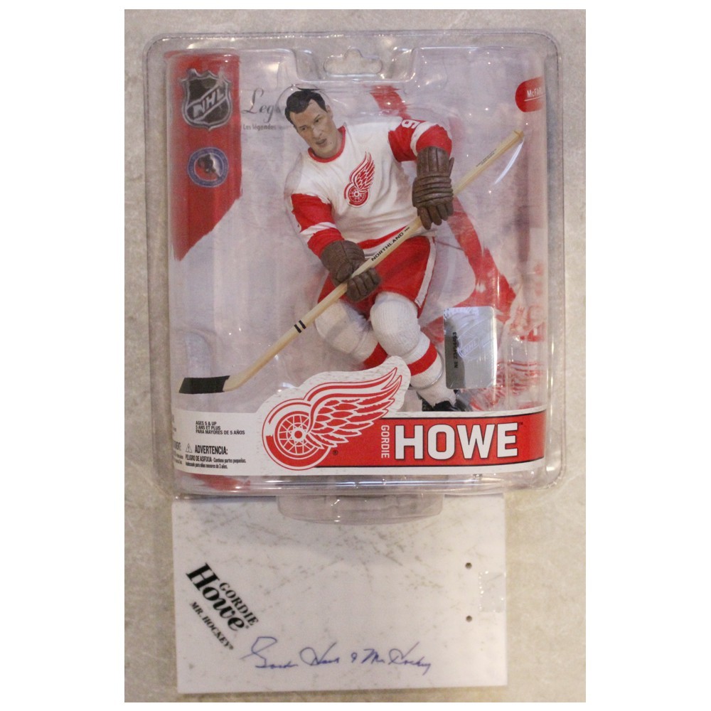 Gordie Howe Autographed Detroit Red Wings McFARLANE Figurine