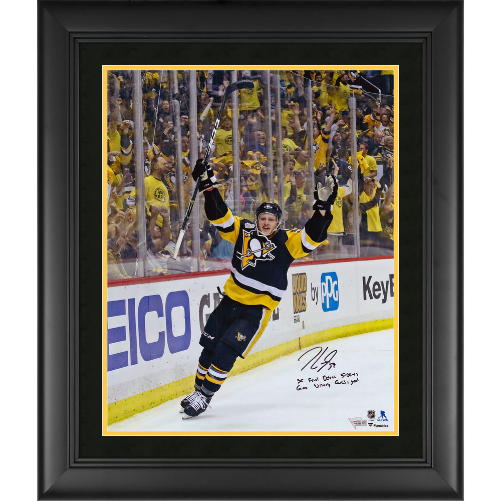 Jake Guentzel Pittsburgh Penguins Framed Autographed 16