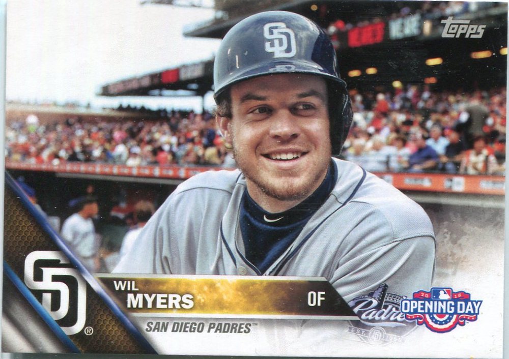 2016 Topps Opening Day #OD120B Wil Myers Short Print; no bat