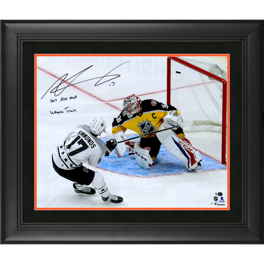 Wayne Simmonds Philadelphia Flyers Framed Autographed 16