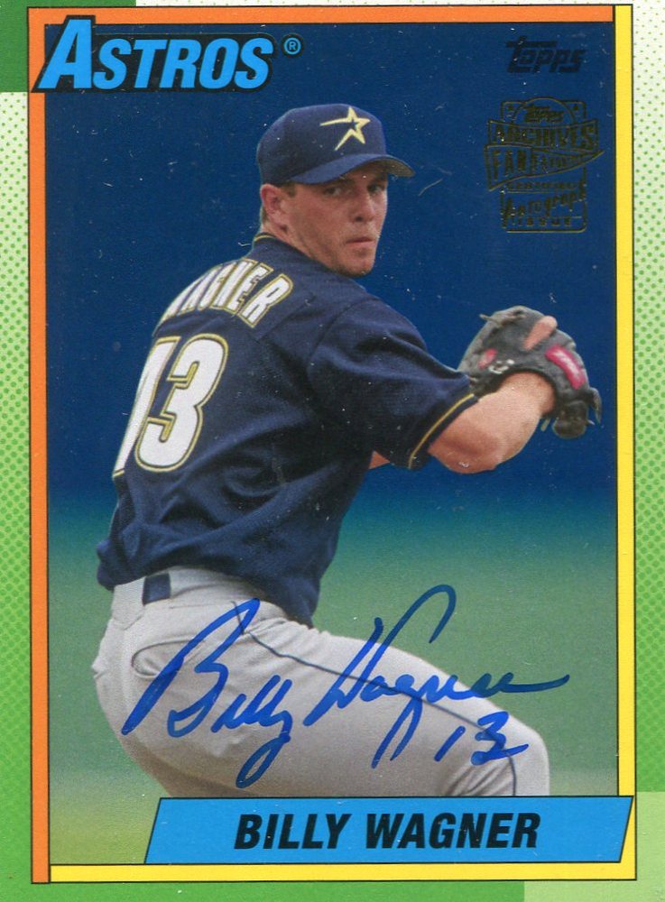 2016 Topps Archives Fan Favorites Autographs Blue Billy Wagner 62/199