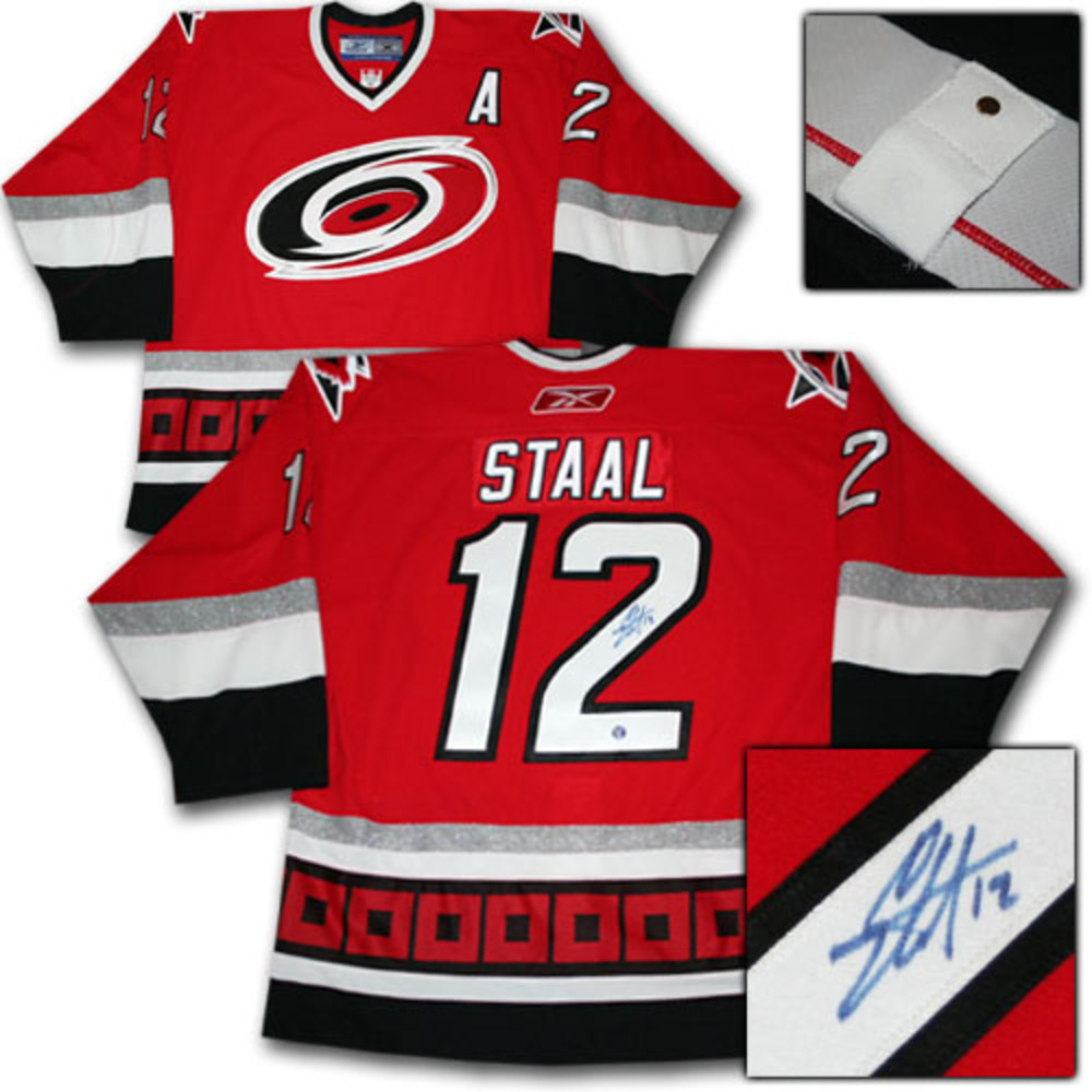 Eric Staal Autographed Carolina Hurricanes Authentic Pro Jersey