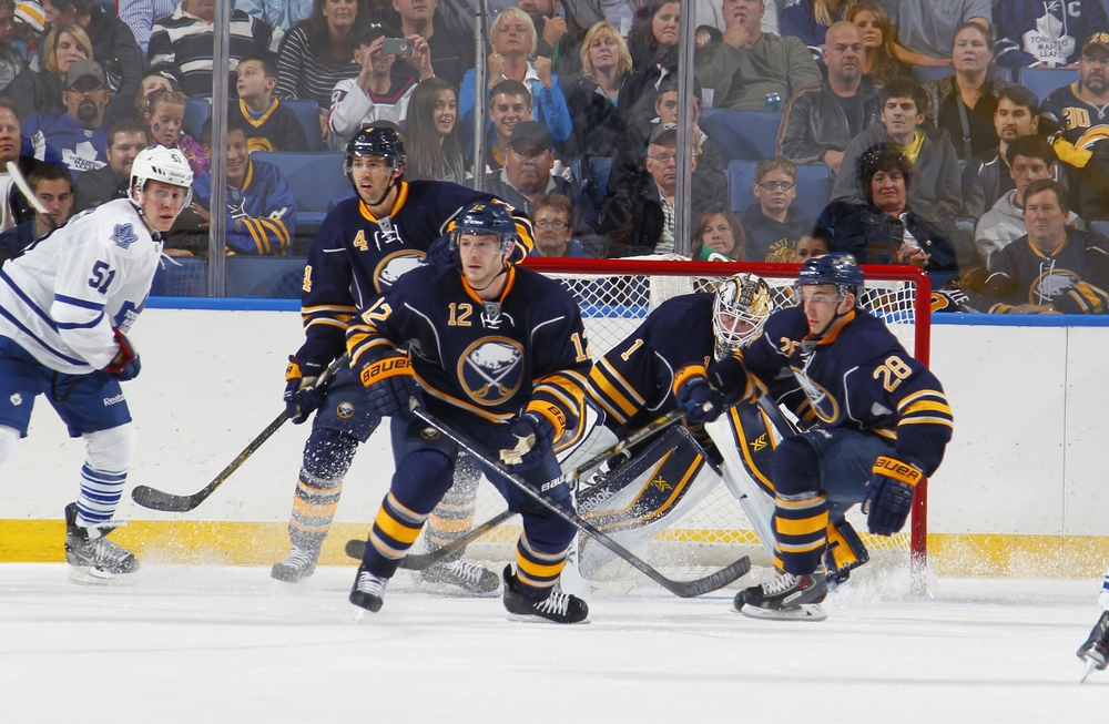 Buffalo Sabres vs. Detroit Red Wings 4-8-14, Sec 222, Row 1 Seat 3 & 4