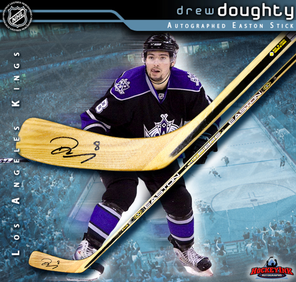 DREW DOUGHTY Signed Easton Stick - Los Angeles Kings