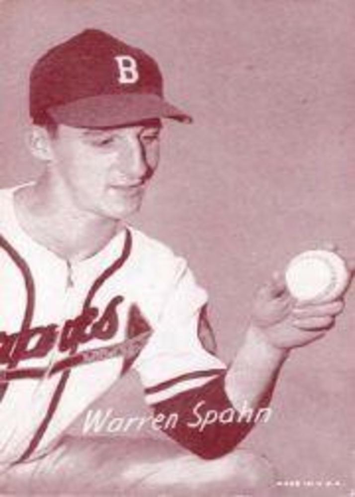 1947-66 Exhibits #214A Warren Spahn/Boston