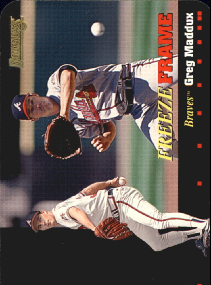 1996 Donruss Freeze Frame #5 Greg Maddux