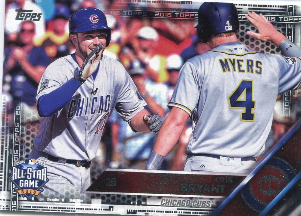 2016 Topps Update Black #US294 Kris Bryant All Star 18/65