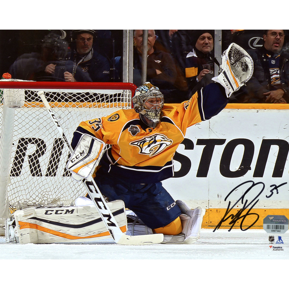Pekka Rinne Nashville Predators Autographed 8