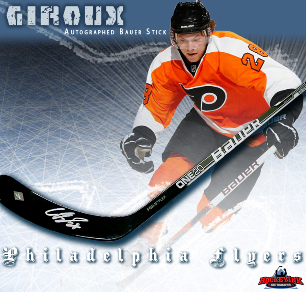 CLAUDE GIROUX Signed Bauer Model Composite Stick - Philadelphia Flyers
