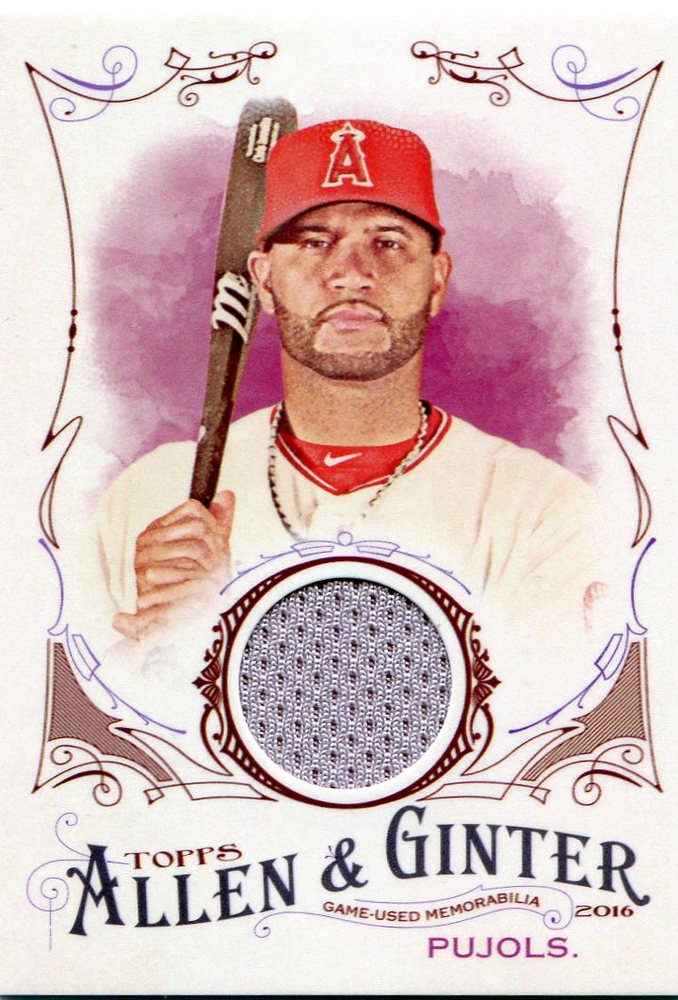 2016 Topps Allen and Ginter Relics jersey Albert Pujols