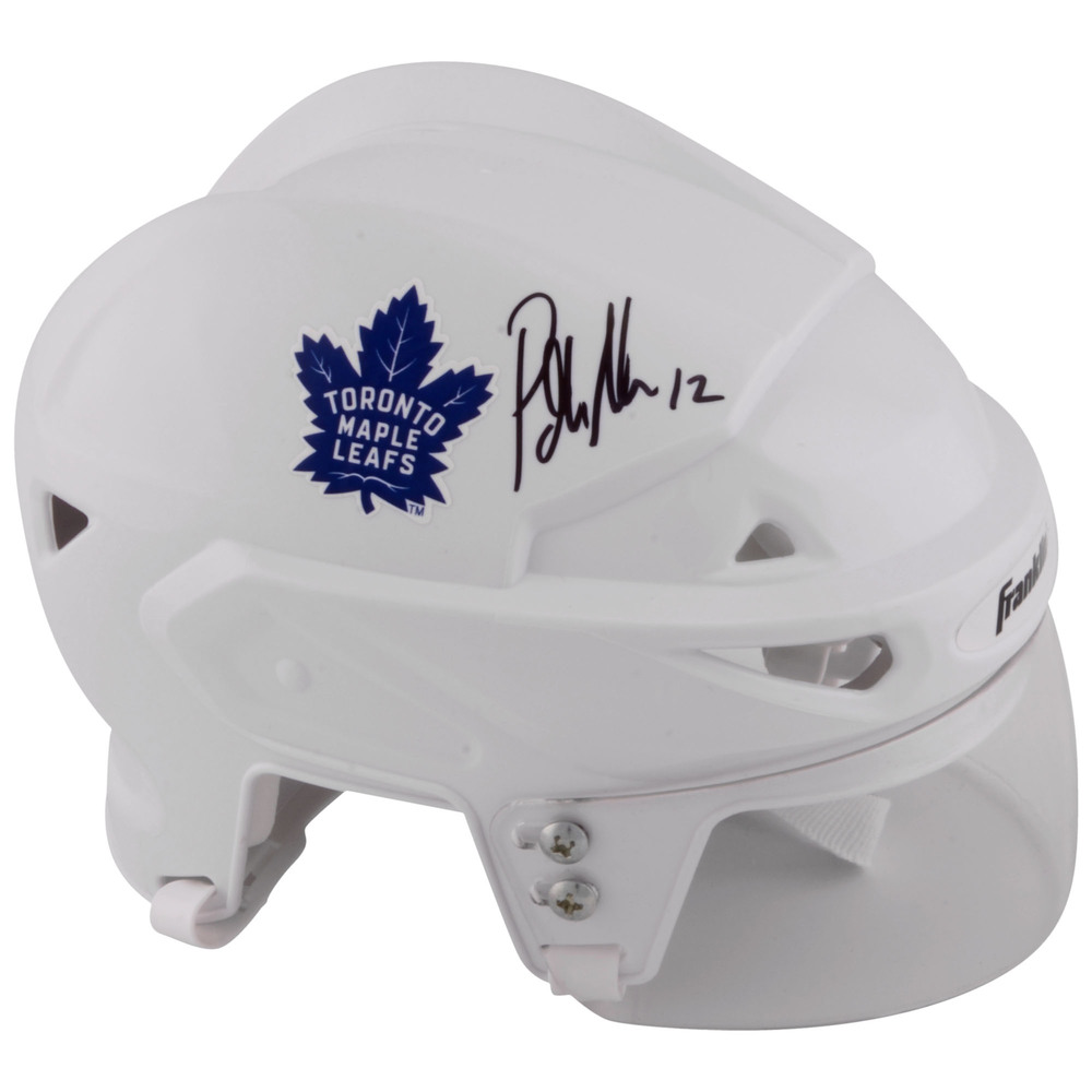 Patrick Marleau Toronto Maple Leafs Autographed White Mini Helmet