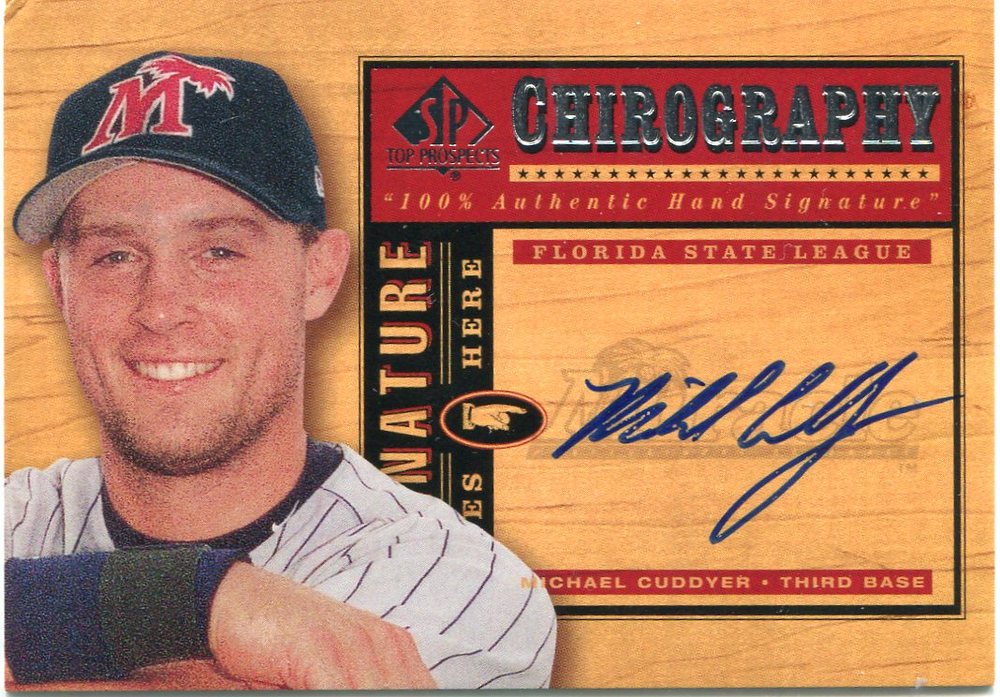 2001 SP Top Prospects Chirography #MC Michael Cuddyer