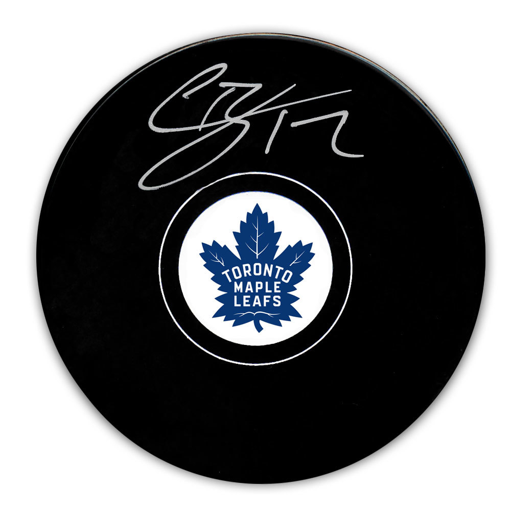 Connor Brown Toronto Maple Leafs Autographed Puck