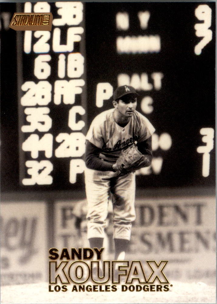 2016 Stadium Club Gold #13 Sandy Koufax