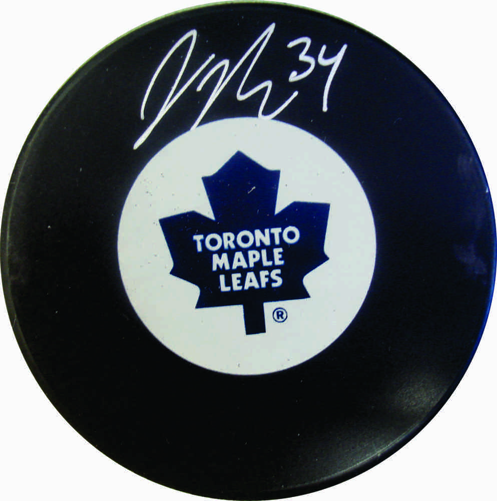 James Reimer - Signed Toronto Maple Leafs Logo Puck