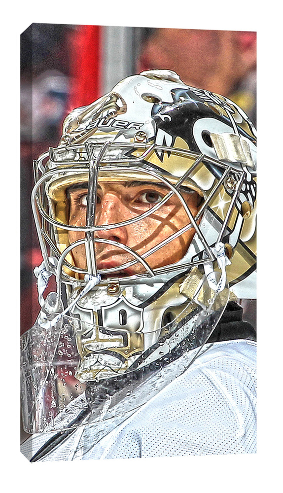 Fleury,MA Unsigned 7x15 Canvas Penguins
