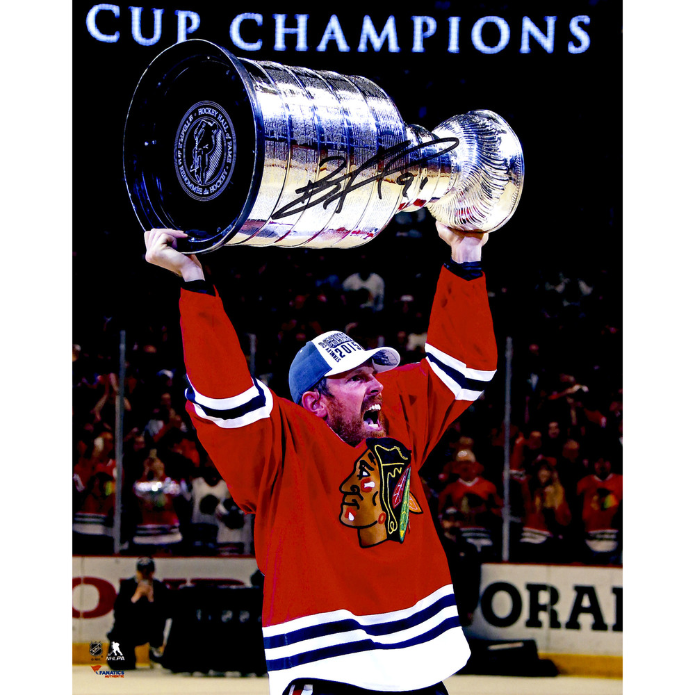 Brad Richards Chicago Blackhawks 2015 Stanley Cup Champions Autographed 8