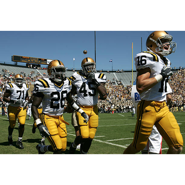 Purdue throwback football jersey Clearance