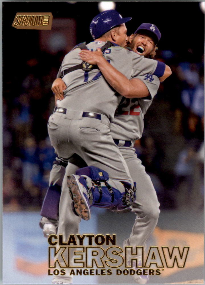 2016 Stadium Club Gold #69 Clayton Kershaw