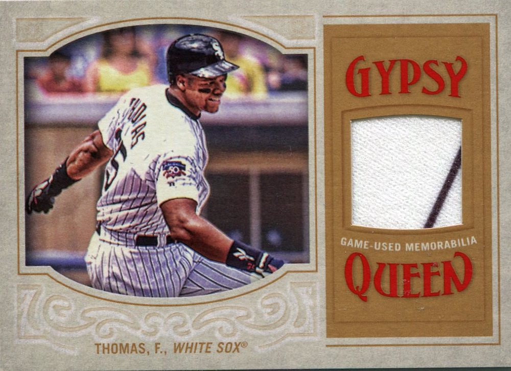 2016 Topps Gypsy Queen Relics Frank Thomas game-worn jersey