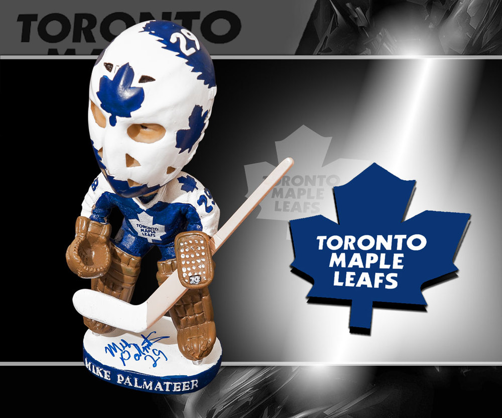 Mike Palmateer Toronto Maple Leafs Autographed Bobblehead
