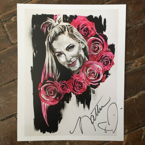 Natalya SIGNED 11 x 14 Rob Schamberger Print