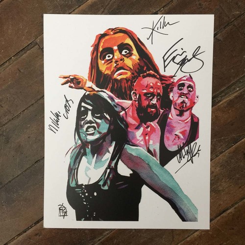 SAnity SIGNED 11 x 14 Rob Schamberger Print