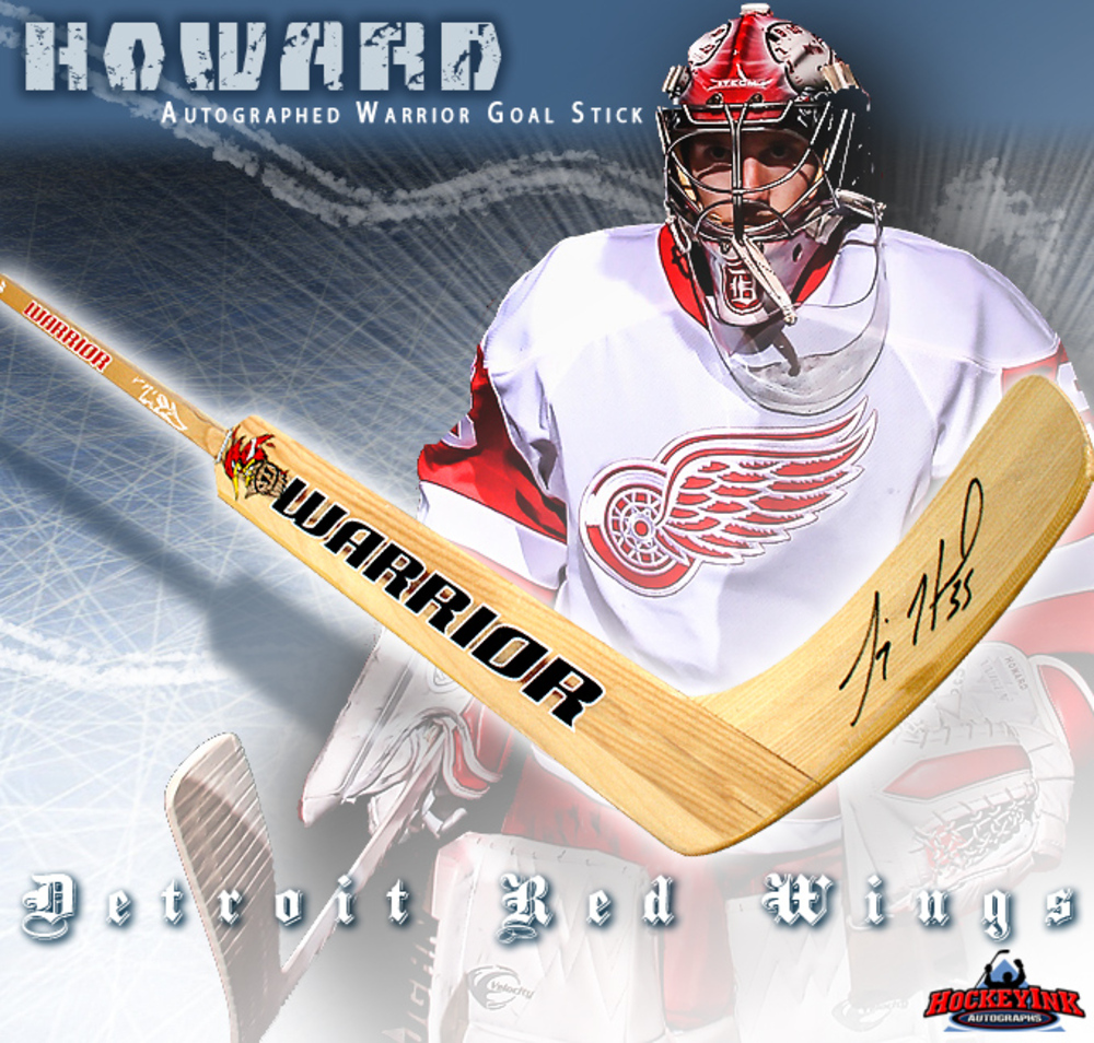JIMMY HOWARD Signed Warrior Goal Stick - Detroit Red Wings