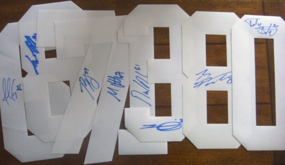 Montreal Canadiens 8-Piece Signed White number FAN PACK. Gallagher, Pacioretty, Prust Eller and MORE!