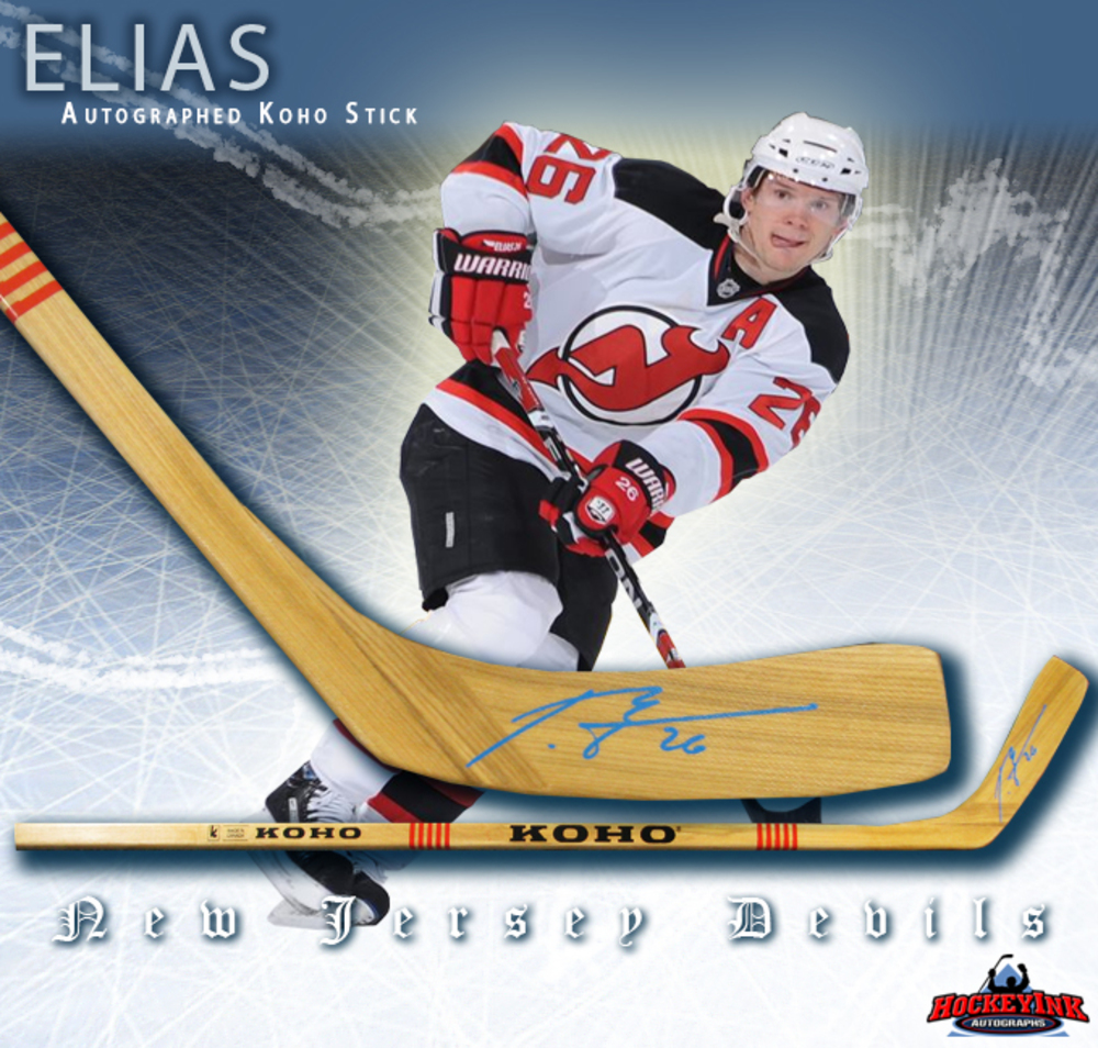 PATRIK ELIAS Signed Koho Stick - New Jersey Devils