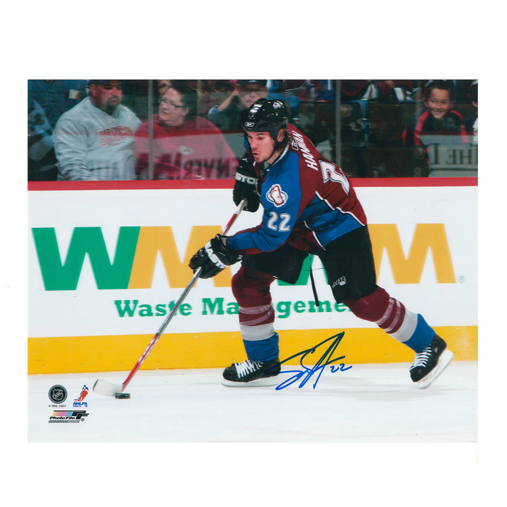 SCOTT HANNAN Signed Colorado Avalanche 8 X 10 Photo - 70102