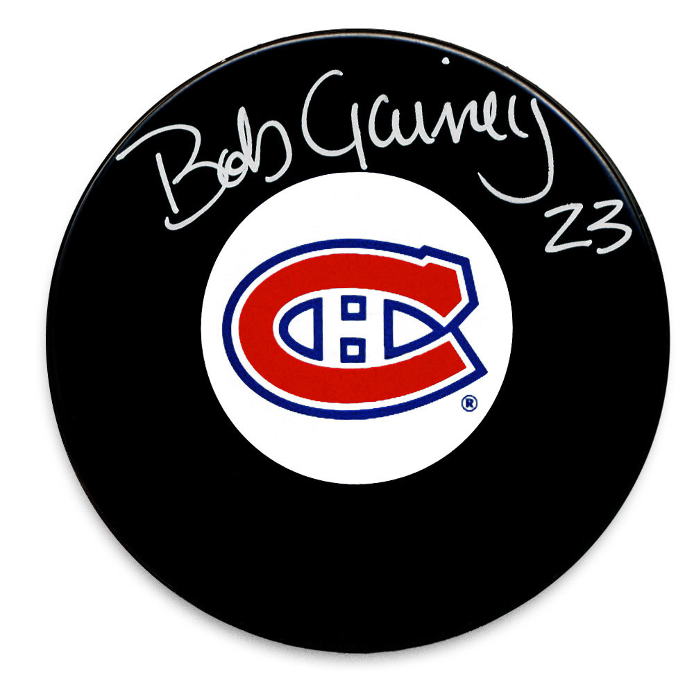 Bob Gainey Montreal Canadiens Autographed Puck