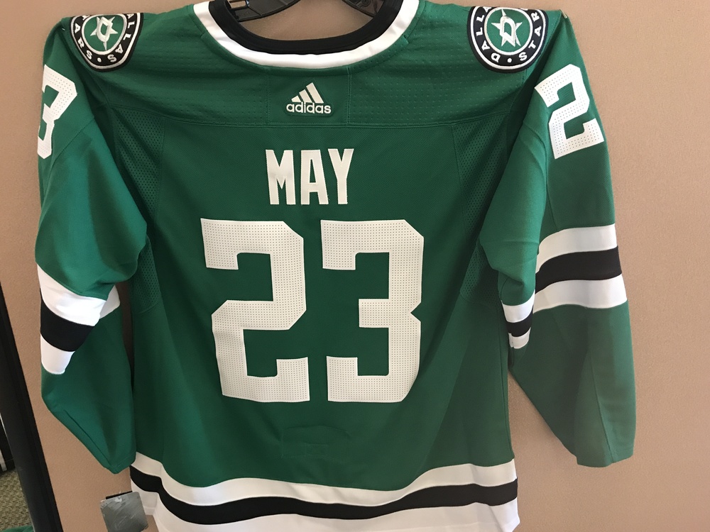 Al May Alumni Game Worn Stars Jersey