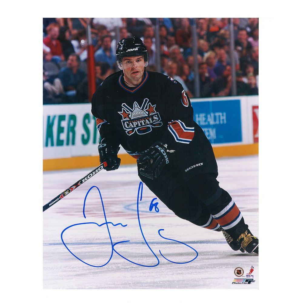 JAROMIR JAGR Signed Washington Capitals 8 X 10 Photo - 70151