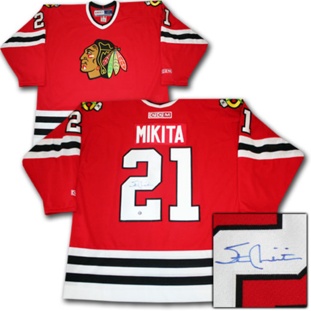 Stan Mikita Autographed Chicago Blackhawks Jersey NHL Auctions