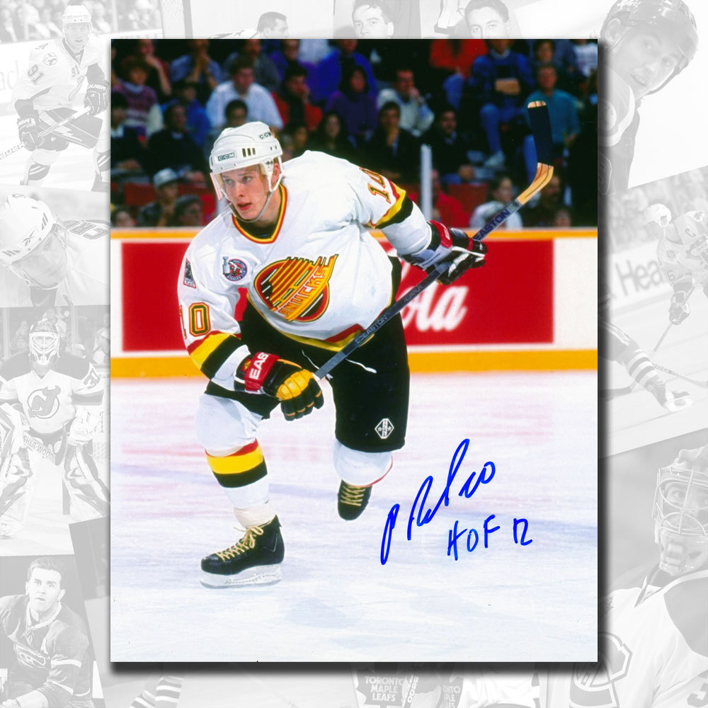 Pavel Bure Vancouver Canucks Breakout HOF Autographed 8x10