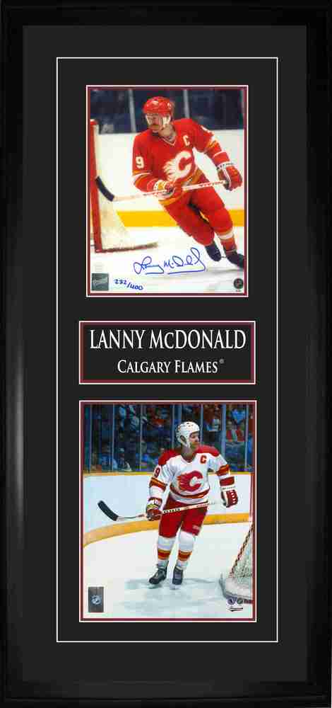 McDonald,L Signed 8x10 Double Photo Frame Flames