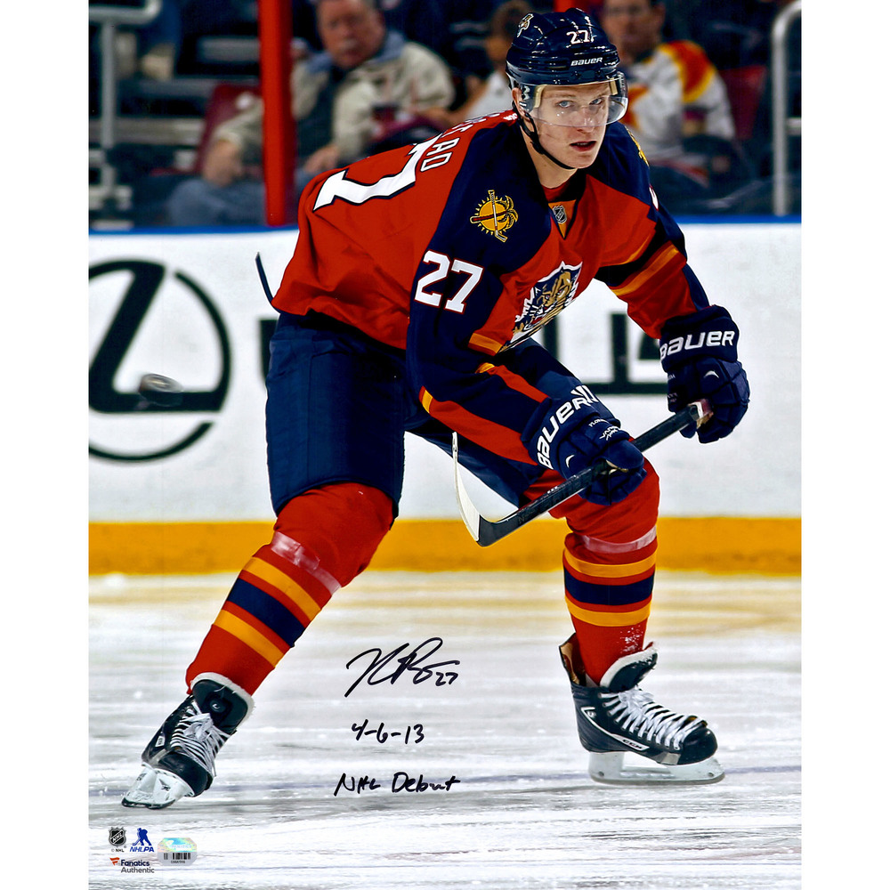 Nick Bjugstad Florida Panthers Autographed 16