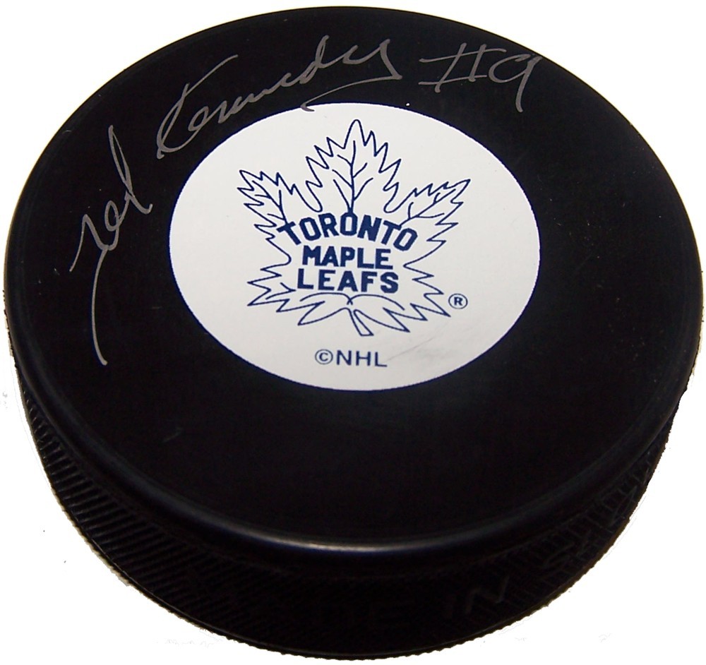Ted Kennedy (deceased) Autographed Toronto Maple Leafs Puck