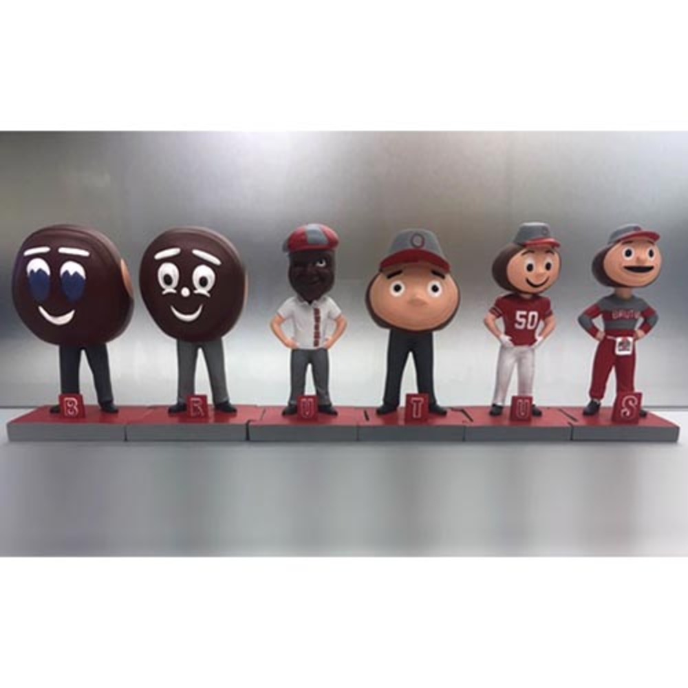 【BOBBLE HEAD】BUCKEYES BRUTUS Ohio State Buckeyes Brutus Softball Bobblehead – Shop OSU