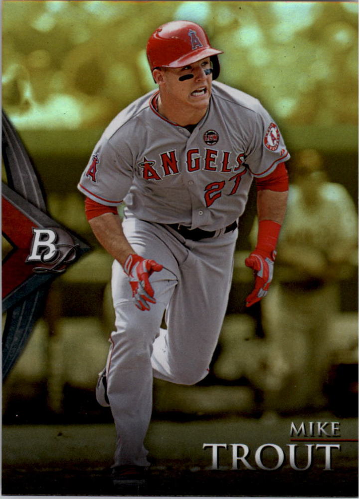 2014 Bowman Platinum Gold #2 Mike Trout