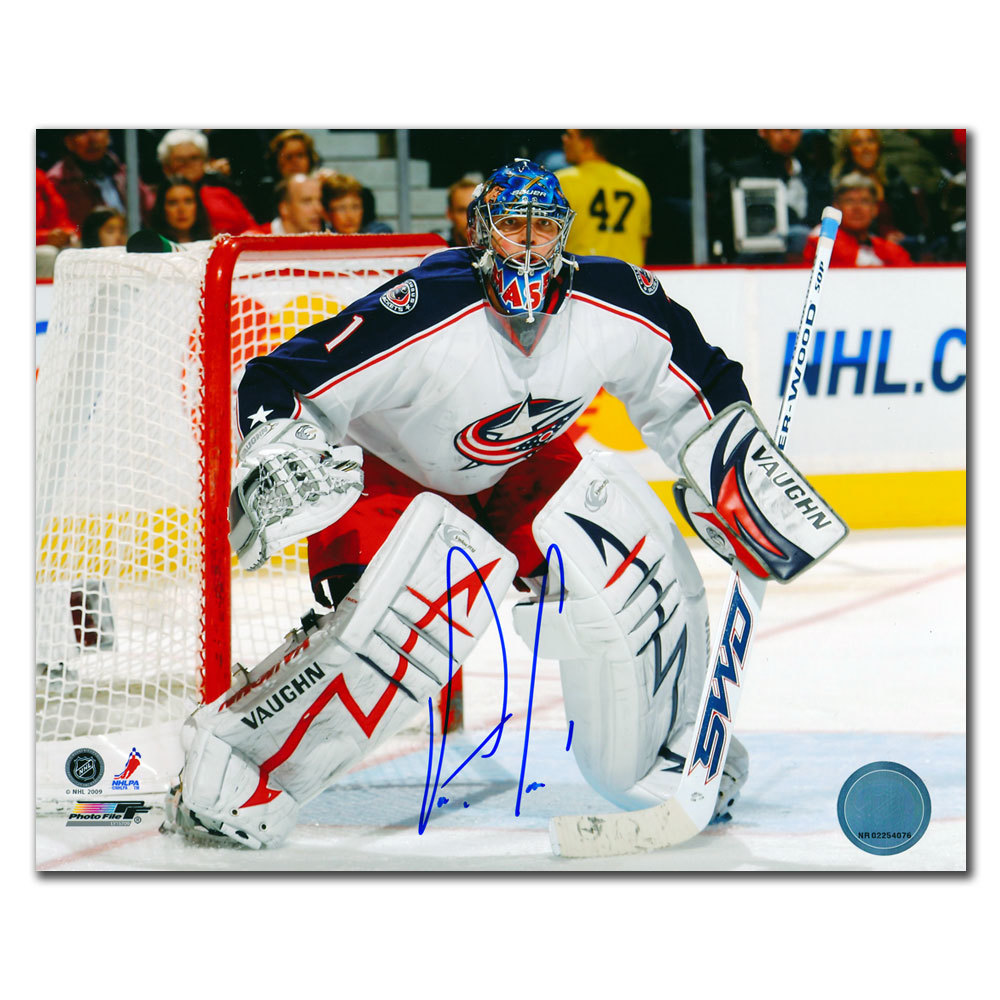 Steve Mason Columbus Blue Jackets Autographed 8x10