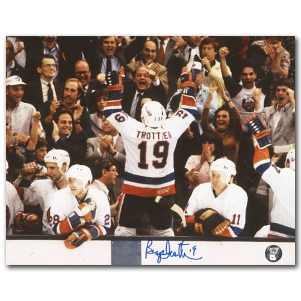 Bryan Trottier Autographed New York Islanders 8x10 Photo