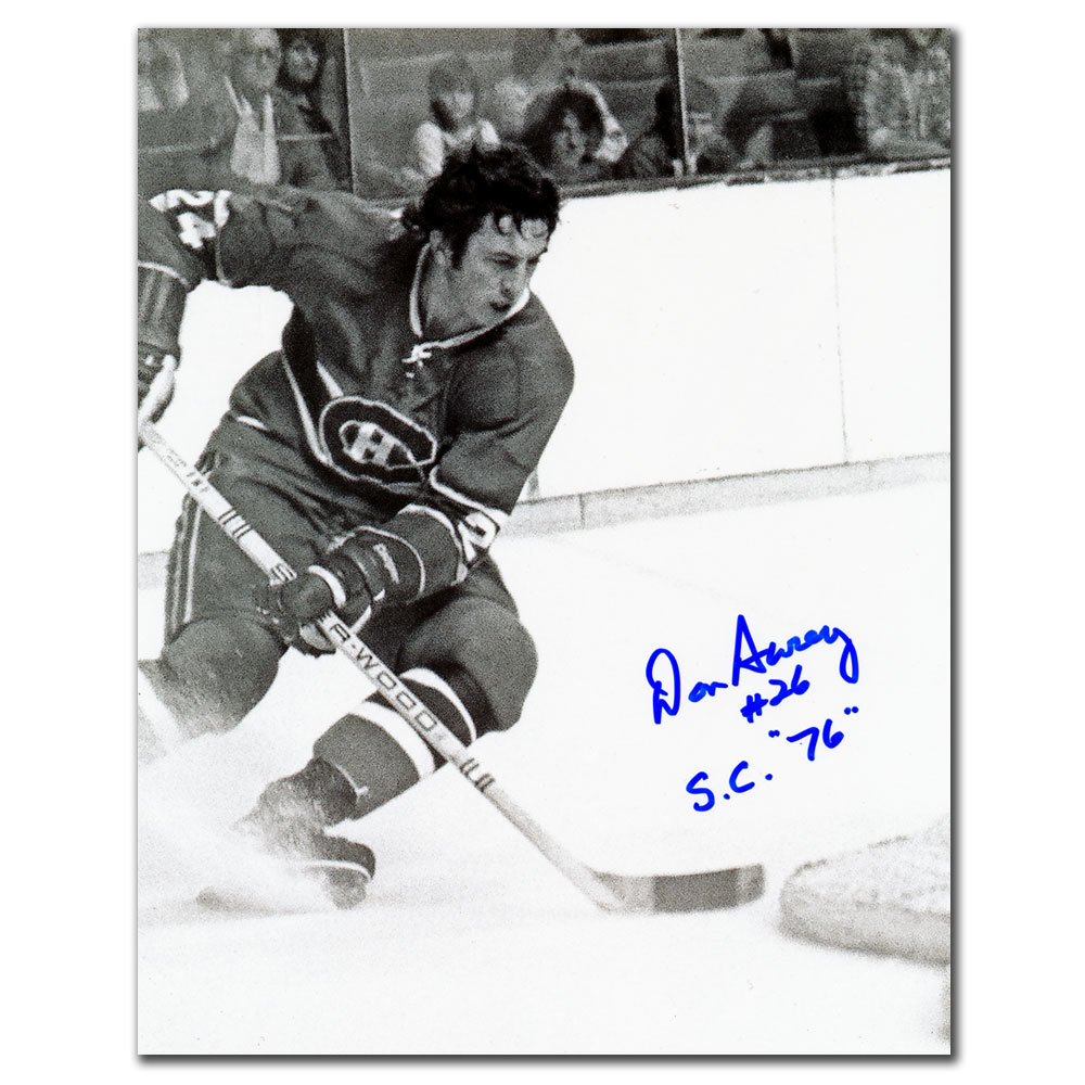 Don Awrey Montreal Canadiens 1976 Cup Autographed 8x10