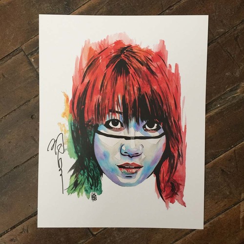 Asuka SIGNED 11 x 14 Rob Schamberger Print