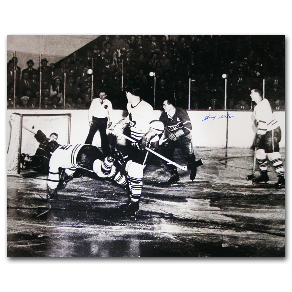 Harry Watson Autographed Toronto Maple Leafs 16X20 Photo (deceased)