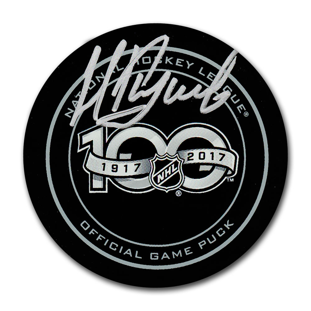 Nikita Kucherov Autographed NHL 100th Anniversary Official Game Puck