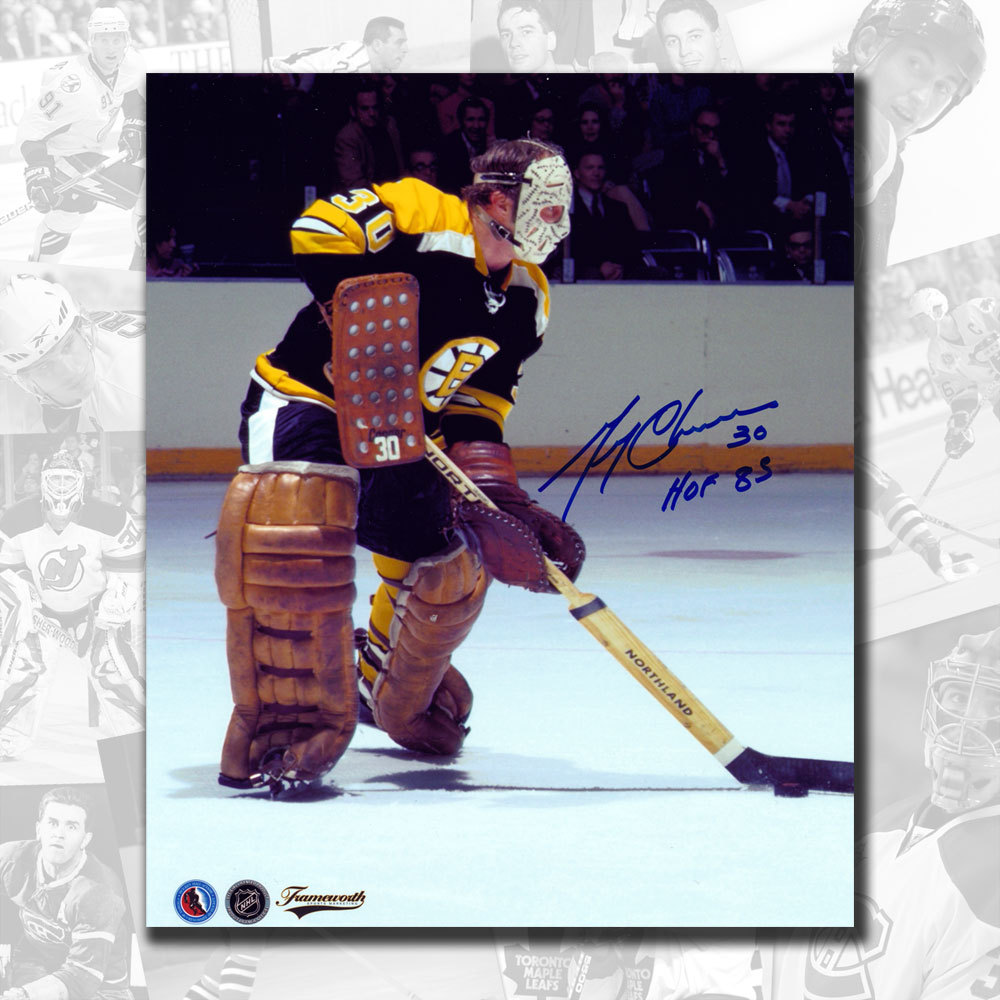 Gerry Cheevers Boston Bruins Autographed 8x10
