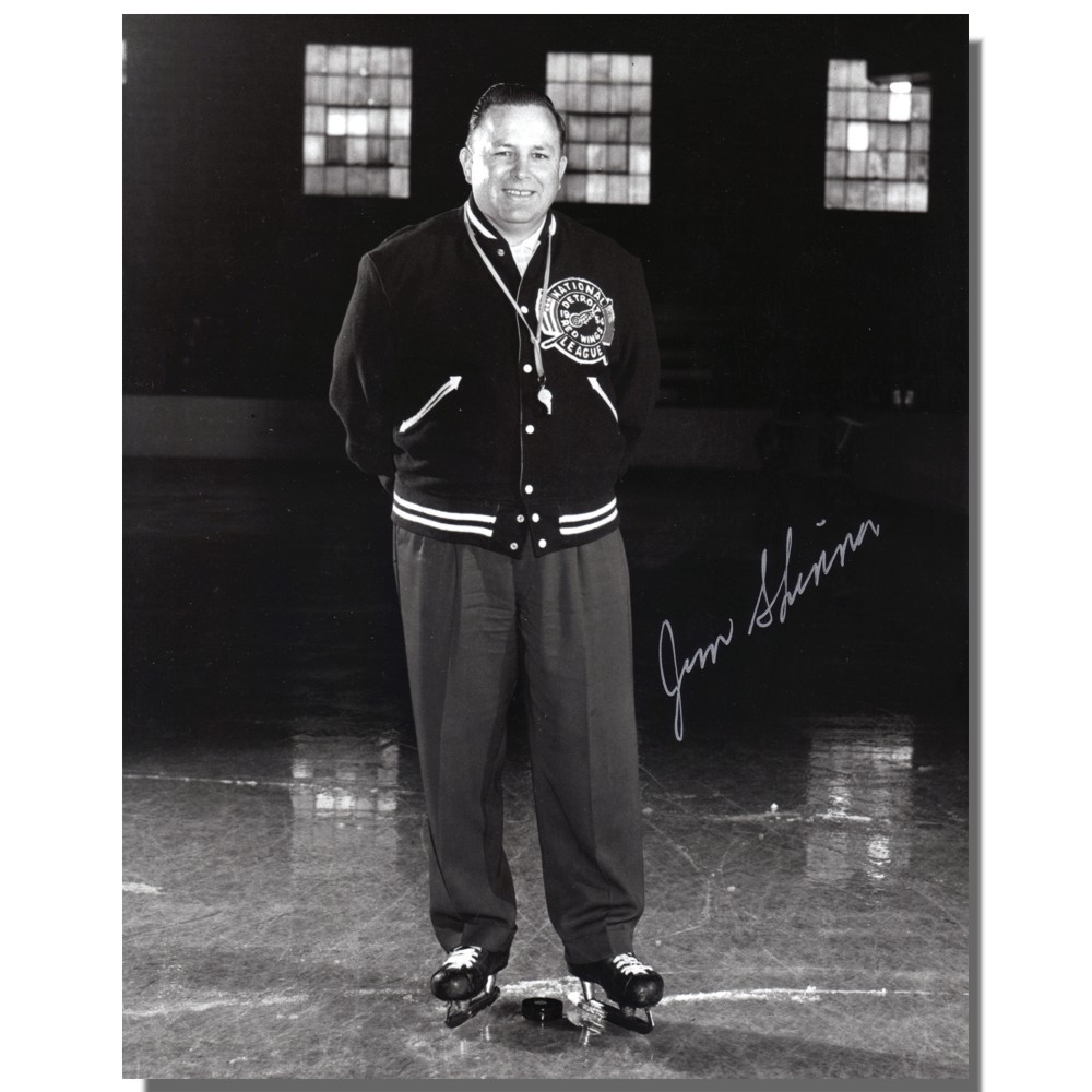 Jimmy Skinner (deceased) Autographed Detroit Red Wings 8x10 Photo