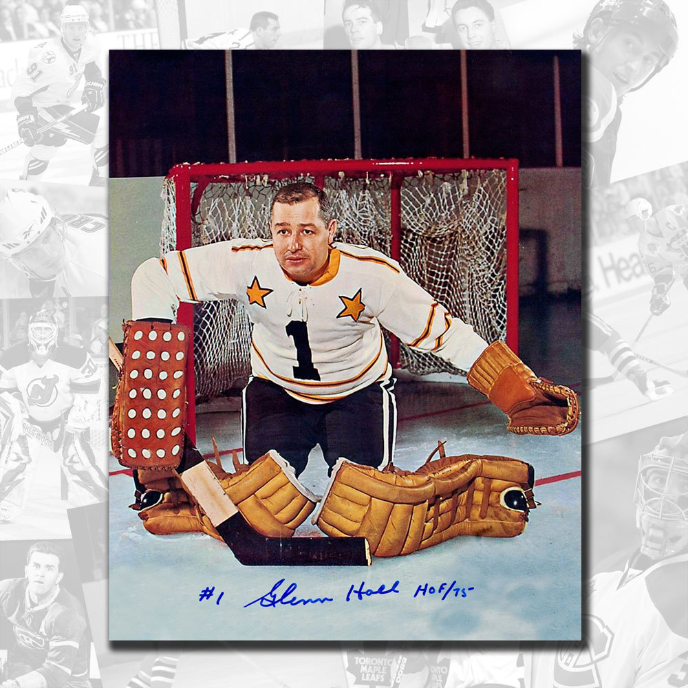 Glenn Hall NHL All Star HOF Autographed 8x10 - 2016 NHL All-Star